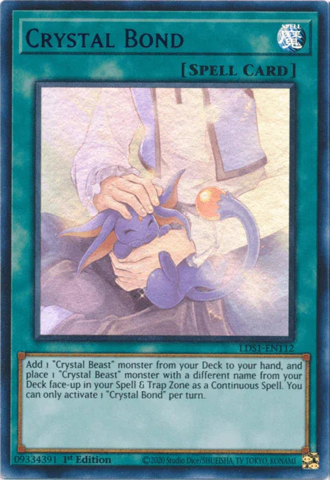 Crystal Bond (Blue) [LDS1-EN112] Ultra Rare - for just $0.15! 