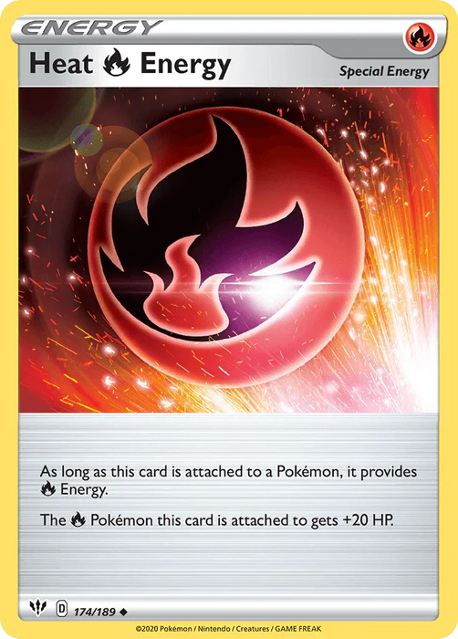 Heat Fire Energy (174/189) [Sword & Shield: Darkness Ablaze] - for just $0.10! 