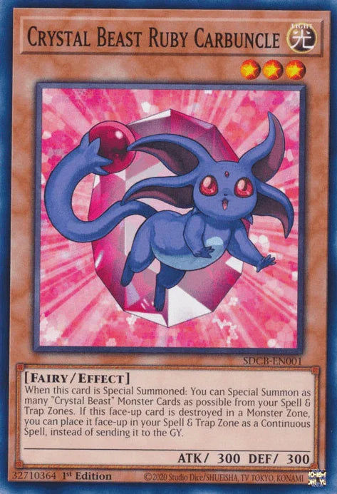 Crystal Beast Ruby Carbuncle [SDCB-EN001] Common - for just $0.10! 