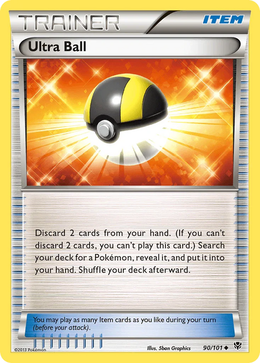 Ultra Ball (90/101) [Black & White: Plasma Blast] - for just $0.25! 
