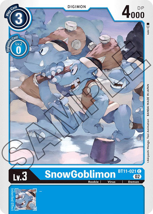 SnowGoblimon [BT11-021] [Dimensional Phase] - Just $0.09! Shop now at Retro Gaming of Denver