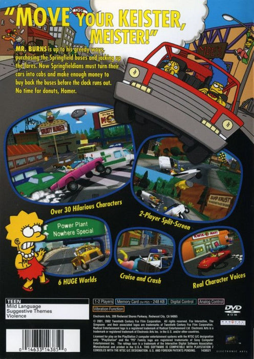 The Simpsons: Road Rage [Greatest Hits] – PlayStation 2 (PS2) - for just $18.99! 
