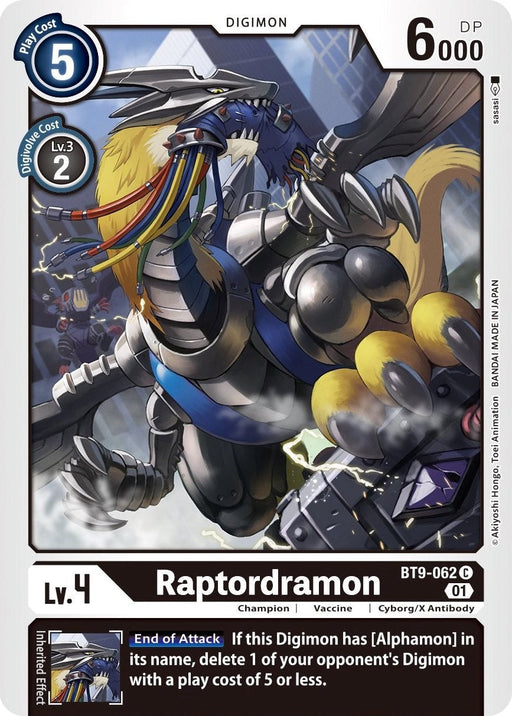 Raptordramon [BT9-062] [X Record] - Just $0.09! Shop now at Retro Gaming of Denver