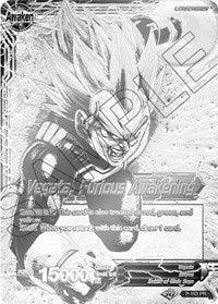Vegeta // Vegeta, Furious Awakening (Championship Final 2019) (SIlver Metal Foil) (P-163) [Tournament Promotion Cards] - for just $0.10! 