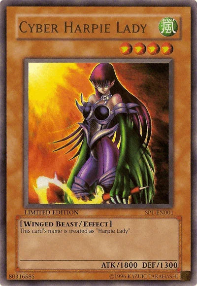 Cyber Harpie Lady [SP1-EN001] Ultra Rare - for just $4.50! 