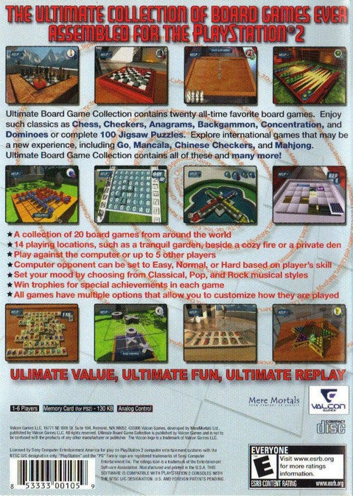 Ultimate Board Game Collection – PlayStation 2 (PS2) - for just $3.99! 