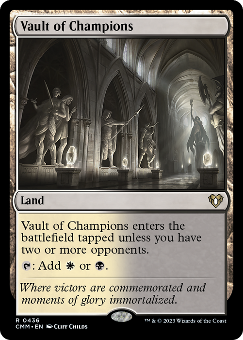 Vault of Champions (CMM-436) - Commander Masters - for just $5.24! 