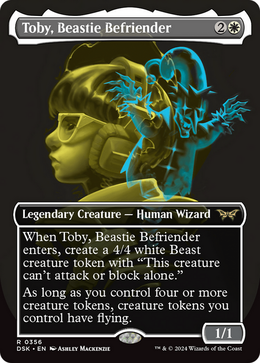 Toby, Beastie Befriender (DSK-356) - Duskmourn: House of Horror (Borderless) Foil - for just $0.14! 