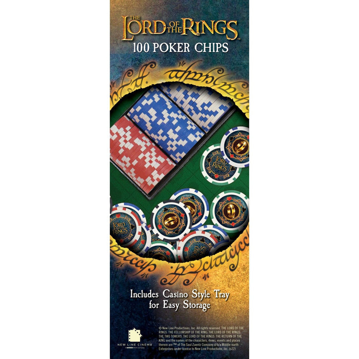 Lord of The Rings 100 Piece Poker Chips - for just $24.99! 