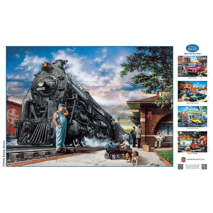 Childhood Dreams - Railway Dreams 1000 Piece Jigsaw Puzzle - for just $16.99! 