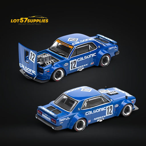(Pre-Order) PopRace Skyline GT-R V8 Drift (Hakosuka) - Calsonic Blue 1:64 - for just $23.99! 