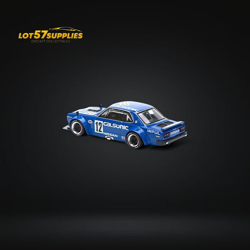 (Pre-Order) PopRace Skyline GT-R V8 Drift (Hakosuka) - Calsonic Blue 1:64 - for just $23.99! 