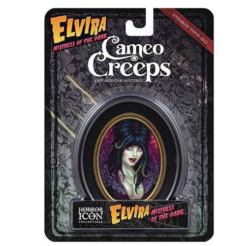 Cameo Creeps Tiny Monster Paintings - Elvira Mistress of the dark - Just $15.58! Shop now at Retro Gaming of Denver