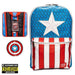 Loungefly Captain America Cosplay Backpack with Pin Set - Entertainment Earth Exclusive - Premium Backpacks - Just $49.99! Shop now at Retro Gaming of Denver