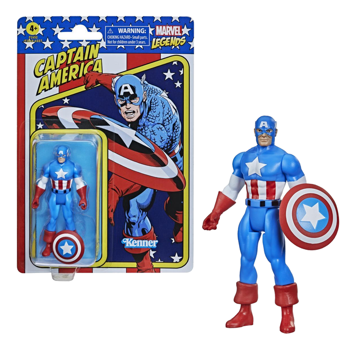 Retro Collection Marvel Legends - Captain America 3.75-inch Action Figure - for just $19.95! 