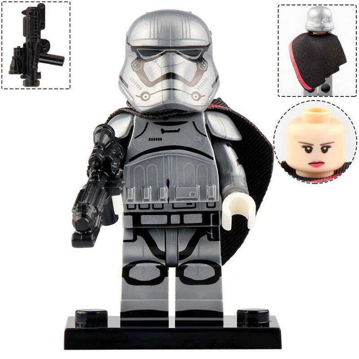 Captain Phasma Silver Stormtrooper - Enchanting Star Wars Collection Piece (Lego-Compatible Minifigures) - Just $3.99! Shop now at Retro Gaming of Denver