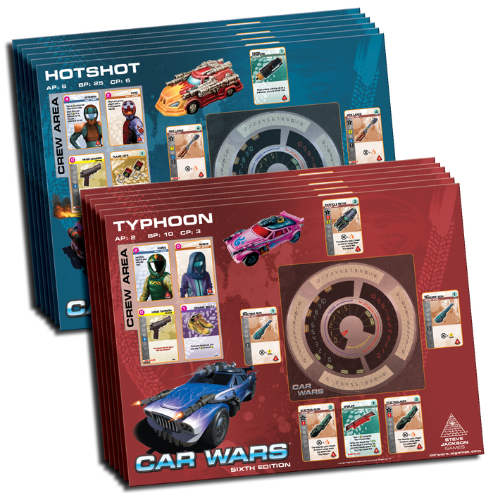 Car Wars - Two Player Starter Set: Blue / Green - Board Game - for just $39.99! 