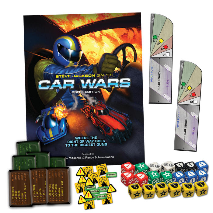Car Wars - Two Player Starter Set: Blue / Green - Board Game - for just $39.99! 