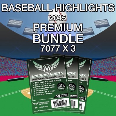 "Baseball Highlights: 2045" Compatible Card Sleeve Bundle - for just $5.50! 