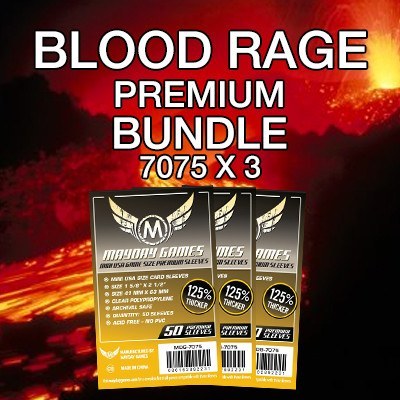 "Blood Rage" Compatible Card Sleeve Bundle - for just $4! 