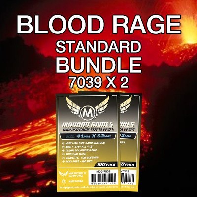"Blood Rage" Compatible Card Sleeve Bundle - for just $4! 