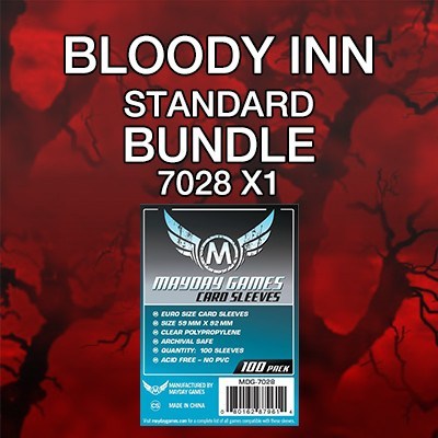 "Bloody Inn" Compatible Card Sleeve Bundle - for just $2.75! 