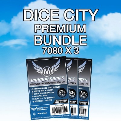 "Dice City" Compatible Card Sleeve Bundle - for just $4! 