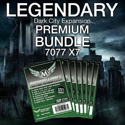 "Legendary: Dark City" Compatible Card Sleeve Bundle - for just $11! 