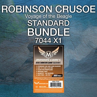 "Robinson Crusoe: Voyage of the Beagle" (Z-Man Edition) Compatible Card Sleeve Bundle - for just $2.75! 