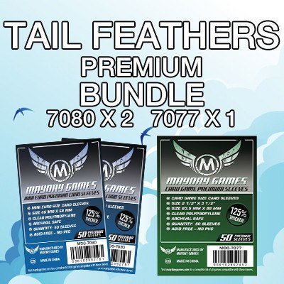 "Tail Feathers" Compatible Card Sleeve Bundle - for just $4.75! 