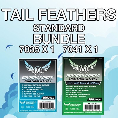 "Tail Feathers" Compatible Card Sleeve Bundle - for just $4.75! 