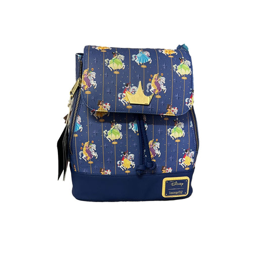Loungefly Disney Princess Carousel All-Over Print Drawstring Mini Backpack - for just $78! 