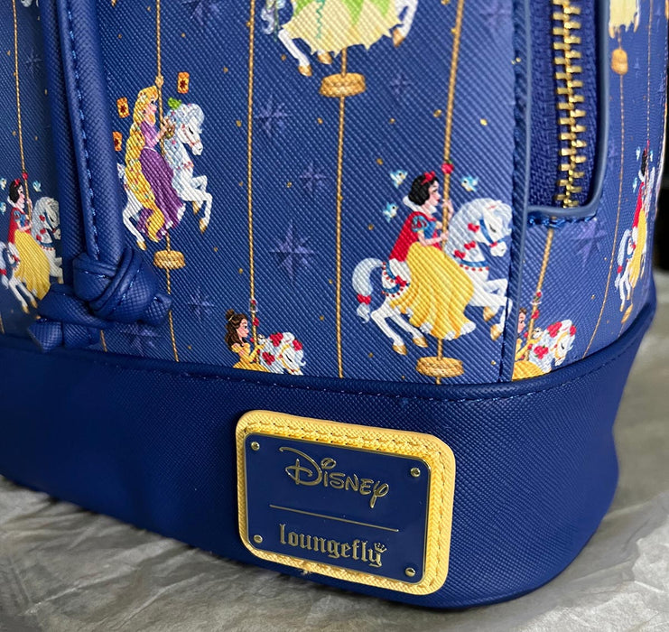 Loungefly Disney Princess Carousel All-Over Print Drawstring Mini Backpack - for just $78! 