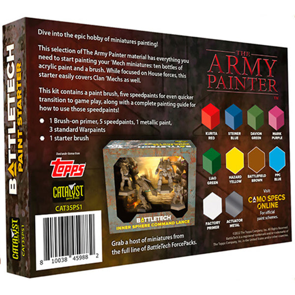 Battletech -  Paint Set Starter - for just $44.99! 
