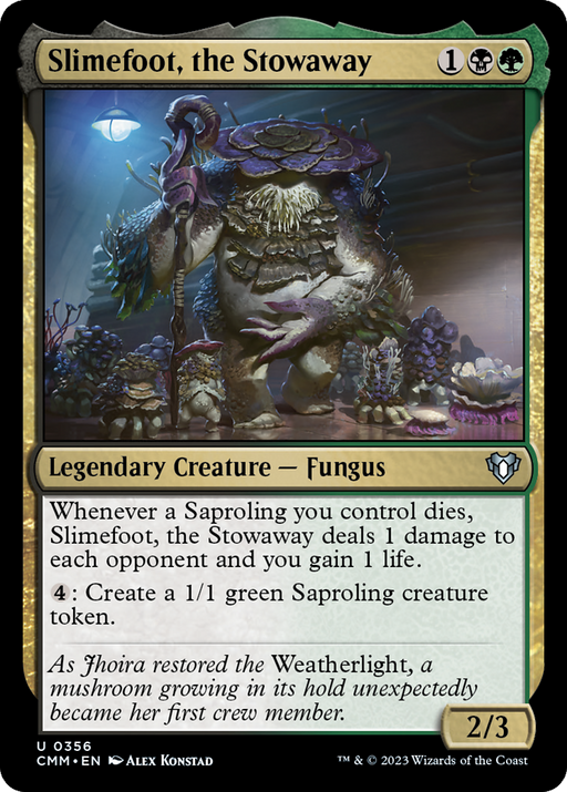 Slimefoot, the Stowaway (CMM-356) - Commander Masters - for just $0.07! 
