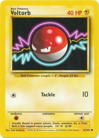 Voltorb (67/102) [Base Set Unlimited] - for just $1.95! 
