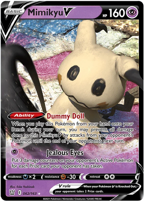 Mimikyu V (062/163) [Sword & Shield: Battle Styles] - for just $0.85! 