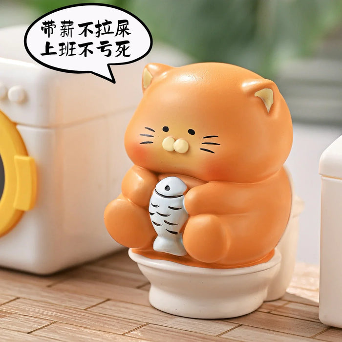 OFFICE CATS FIGURINE BLIND BOX (1 Blind Box) - for just $14.99! 