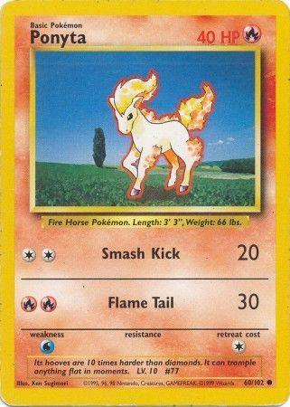 Ponyta (60/102) [Base Set Unlimited] - for just $0.30! 