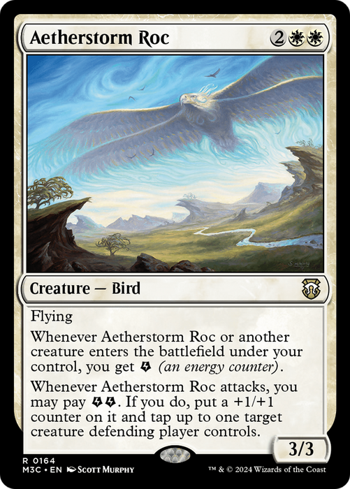 Aetherstorm Roc (M3C-164) - Modern Horizons 3 Commander - for just $0.03! 