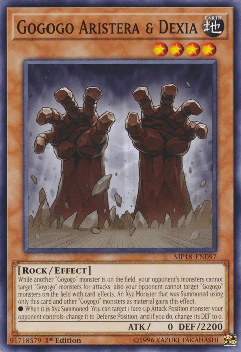 Gogogo Aristera & Dexia [MP18-EN097] Common - for just $0.10! 
