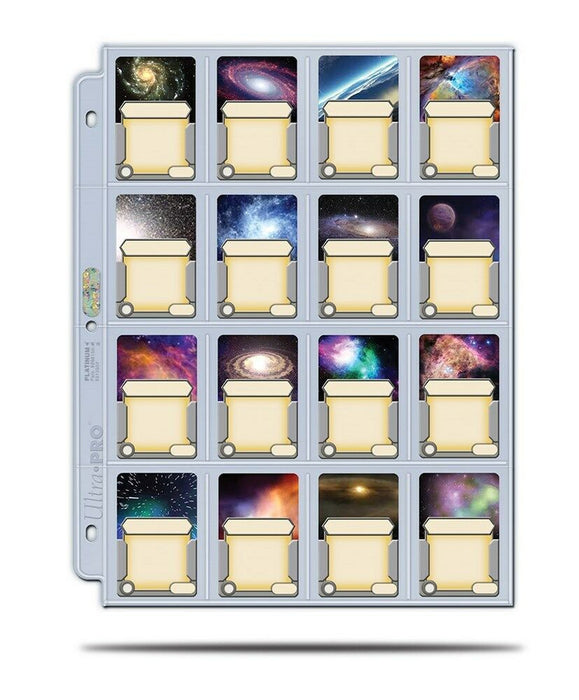Ultra PRO: Platinum Hologram 16-Pocket Pages - 3-Holes (41mm x 63mm / 100-Pack) - for just $0! 