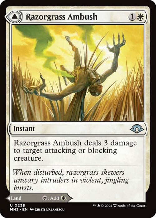 Razorgrass Ambush (MH3-238) - Modern Horizons 3 - for just $0.09! 