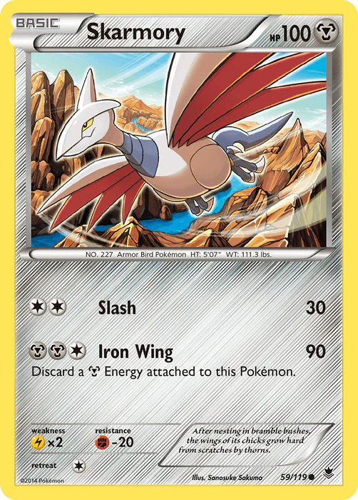Skarmory (59/119) [XY: Phantom Forces] - for just $0.10! 
