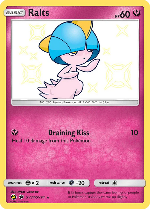 Ralts (SV34/SV94) [Sun & Moon: Hidden Fates - Shiny Vault] - for just $2.50! 