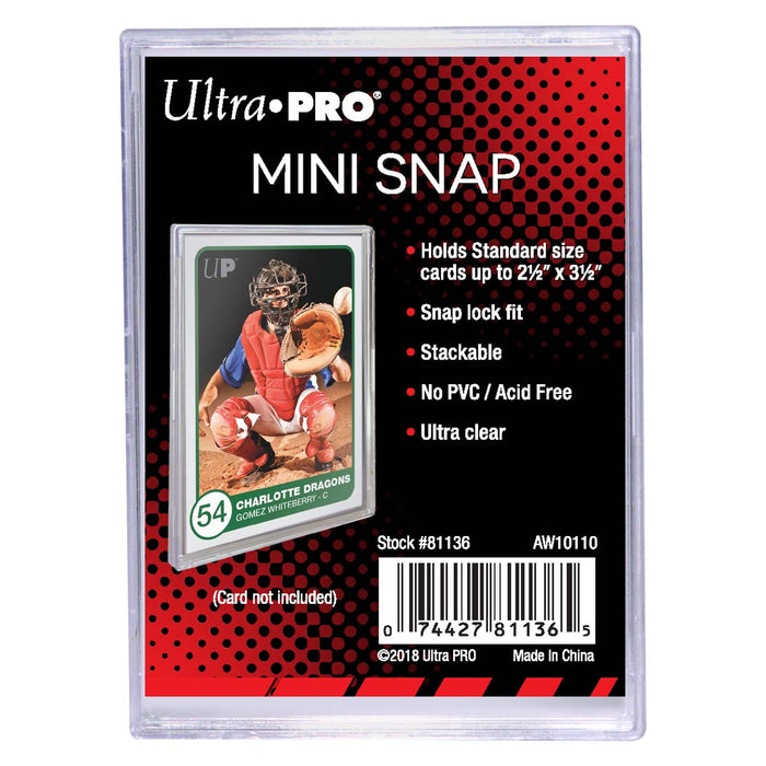 Ultra PRO: Card Holder - Mini Snap - for just $0! 
