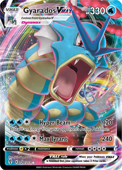 Gyarados VMAX (029/203) [Sword & Shield: Evolving Skies] - for just $2.30! 
