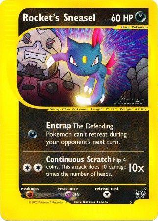 Rocket's Sneasel (5) (Winner) [Best of Promos] - for just $20.35! 