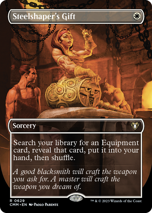 Steelshaper's Gift (CMM-629) - Commander Masters (Borderless) - for just $2.47! 