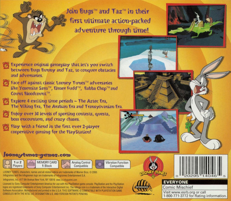 Bugs Bunny and Taz: Time Busters – PlayStation 1 (PS1) - for just $42.99! 